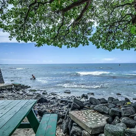 Newly Upgraded 1Br Unit Near Beach Max Of 5 Guests Kailua-Kona Exterior photo